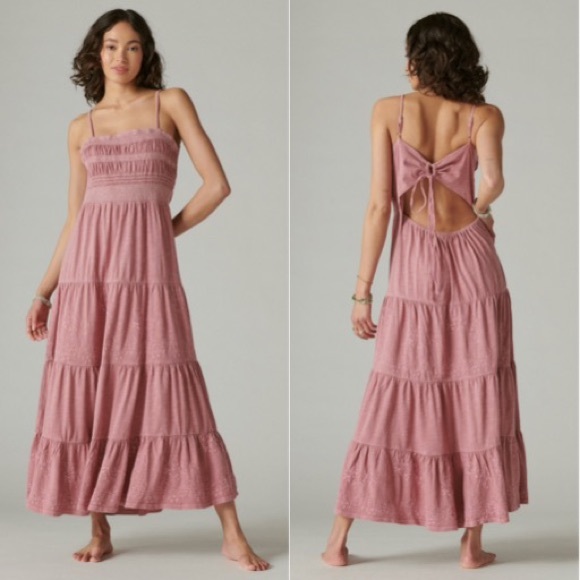Lucky Brand Dresses & Skirts - Lucky Brand New Embroidered Beach Maxi Dress